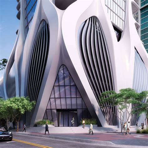 Miamis Starchitect Designed Residential Towers Zaha Hadid Zaha