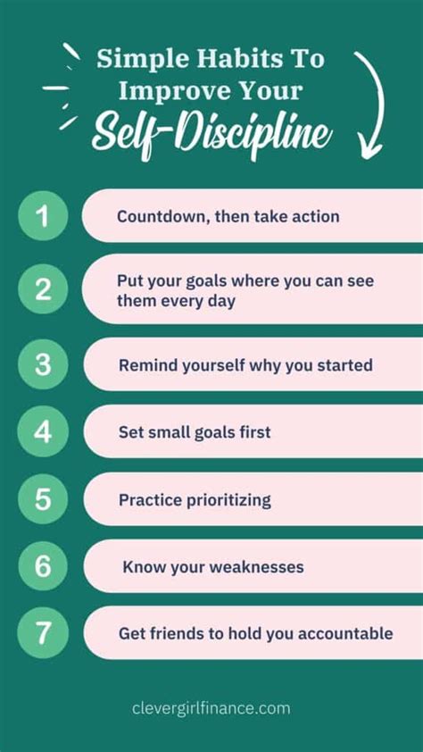 7 Simple Habits To Improve Your Self Discipline