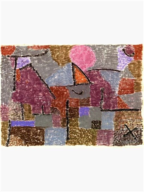 Impression Sur Toile Klee Paysage Près De Pasch Art Abstrait Par