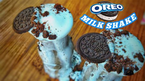 How To Make Oreo Milkshake Oreo Milkshake With Ice Cream Oreo Milk