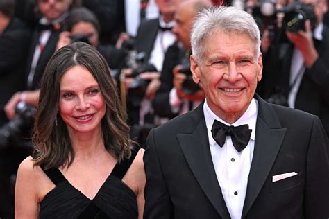 Harrison Ford And Calista Flockhart Attend Indiana Jones Premiere