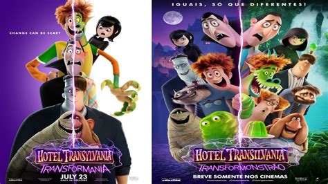 New Official Posters Of Hotel Transylvania Transformania Youtube