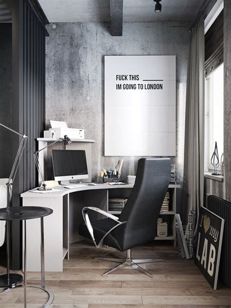 Masculine Home Office Design For Men Homemydesign