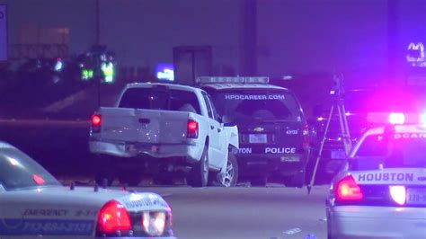 Houston Police Officer Injured After Patrol Car Struck From Behind