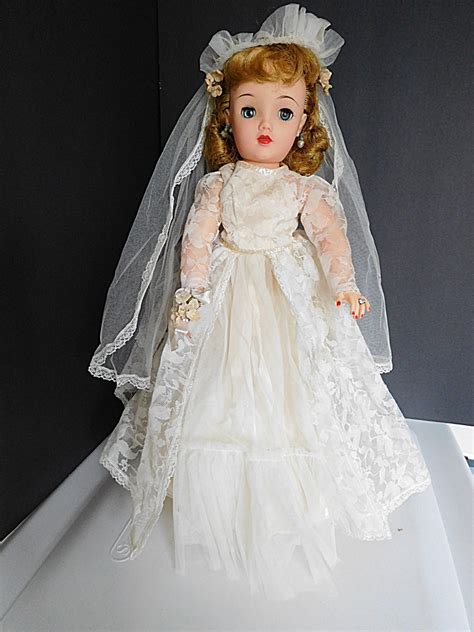 Vintage 1950s Ideal 18 Miss Revlon Blonde Bride Doll All Original Ebay