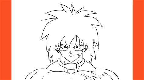 How To Draw Broly Dragon Ball Super Youtube