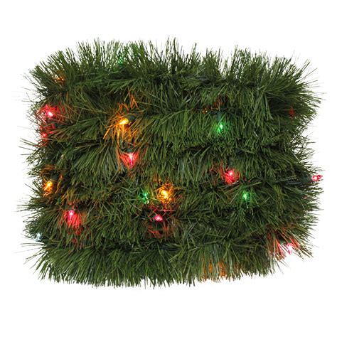 Trim A Home® Lighted Soft Christmas Garland With Multi Lights 18 Ft
