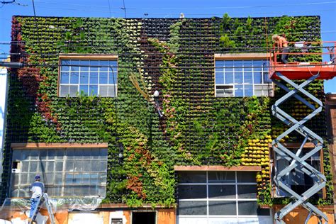 Living Facade Vertical Garden — Florafelt Living Wall Systems