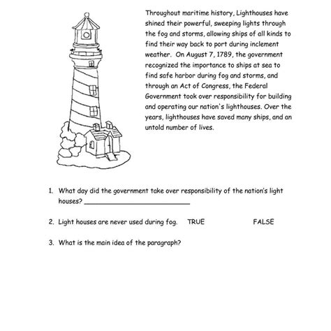 Reading grade 9 english language arts achievement test and are. Reading Comprehension Worksheets For Grade 3 Pdf And ...