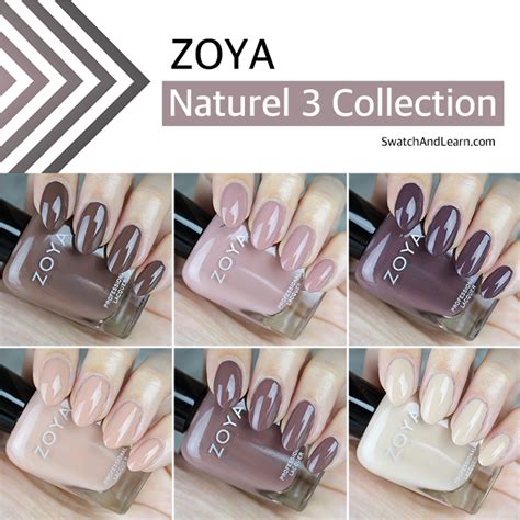 Zoya Naturel Collection Swatches Review Swatch And Learn