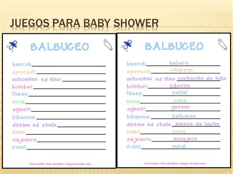 Juegos Para Baby Shower Para Imprimir Con Respuestas