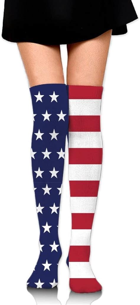 Usa American Flag Unisex Casual Sport Athletic Crew Socks