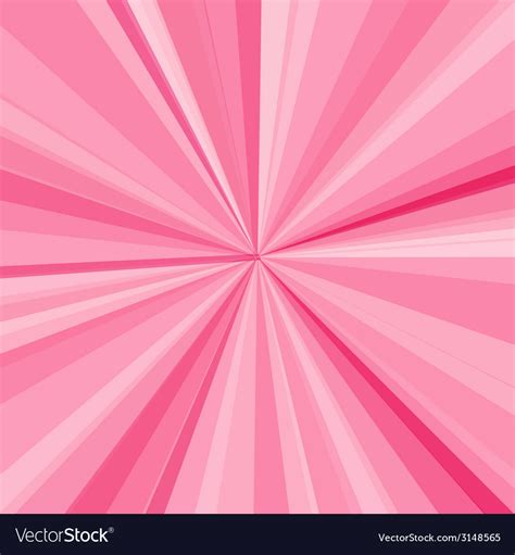 Pink Rays Background For Your Bright Beams Design Vector Image