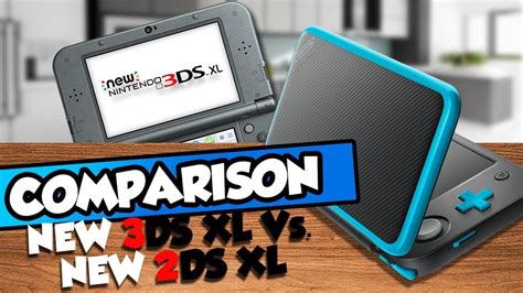 Comparison New Nintendo 3ds Xl Vs New Nintendo 2ds Xl Youtube