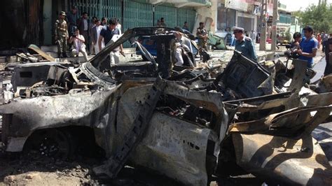 Suicide Bomb Hits Foreign Convoy In Kabul Afghanistan Bbc News