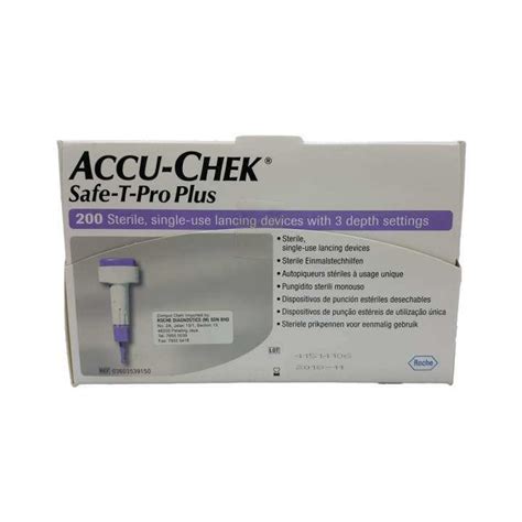 Accu Chek Safe T Pro Plus Single Use Lancet Devices 200 Pcs Lazada