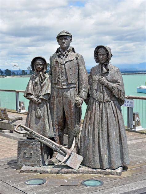 Early Settlers Memorial In Nelson New Zealand Editorial Stock Photo