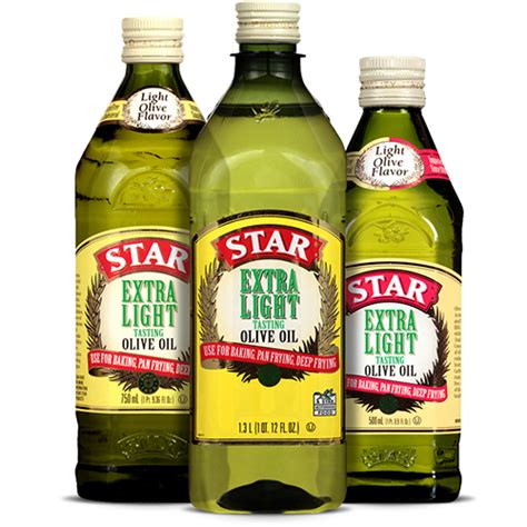 No other chemicals, heat, or processes light: Extra Light Olive Oil - Star Fine Foods