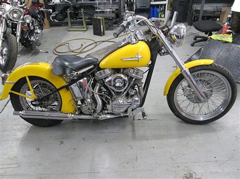1961 Harley Davidson Panhead Yellow Lewis Center Ohio 1025124