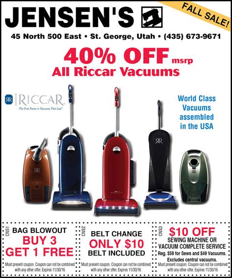 The staff was really friendly. Vacuums St. George, Utah | Jensen's Vacuum & Sewing