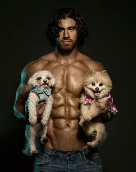 Topless Men Pose With Cute Puppies For 2015 Charity Calendar Daily Star