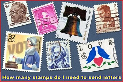 How Many Stamps Do I Need To Send Letters Within The United States