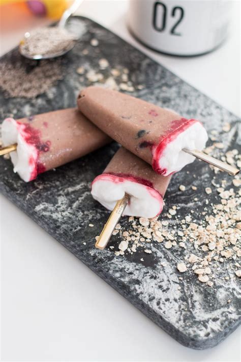 Healthy Living Breakfast Popsicles The Daily Dose