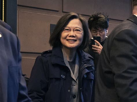Taiwans President Arrives In The Us Amid Warnings From China Npr And Houston Public Media