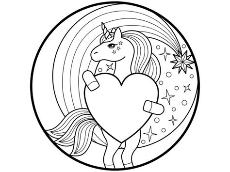 Dibujos de Unicornios para Colorear Recopilación