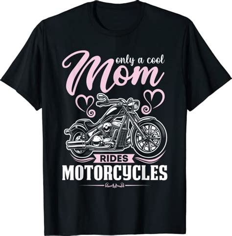 Classic Biker Only A Cool Mom Rides Motorcycles Wife
