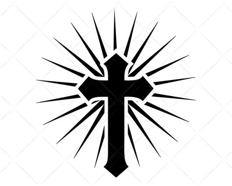 Download Cross Burst SVG Cut Files for Cricut and Silhouette | Scotties Designs