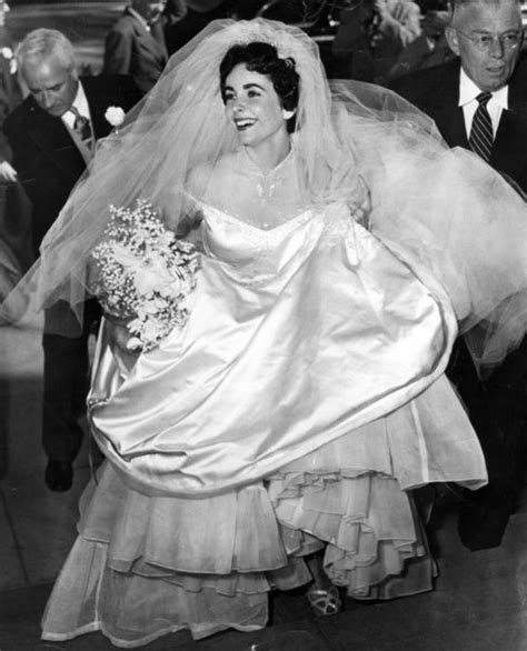 Elizabeth Taylor S First Wedding Dress To Be Sold At Auction Los Angeles Times