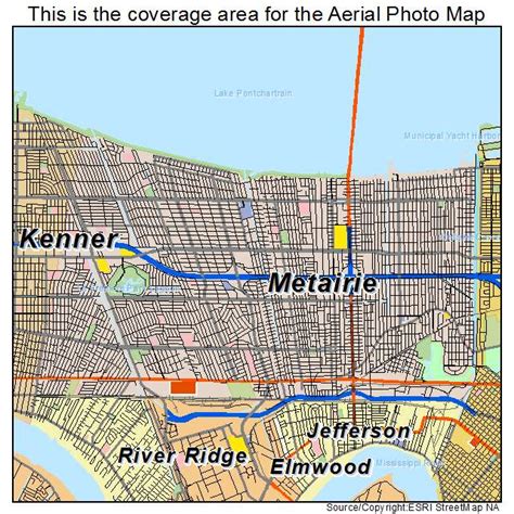 Zip Code Map Of Metairie La United States Map