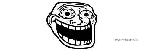Big Laugh Troll Face Facebook Cover - Funny The fastest meme generator on the planet.