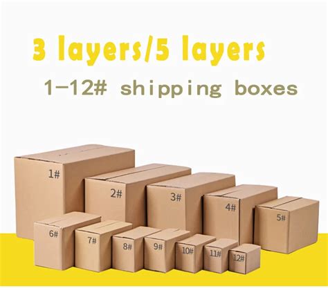 Custom Personalized Print Shipping Box Corrugated Delivery Carton Box