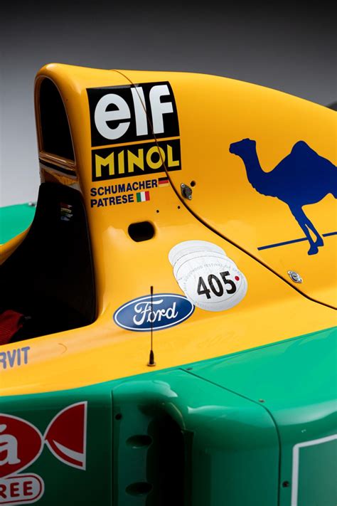 1993 Benetton Ford F1 Car Is For Sale It Was Driven By Schumacher And