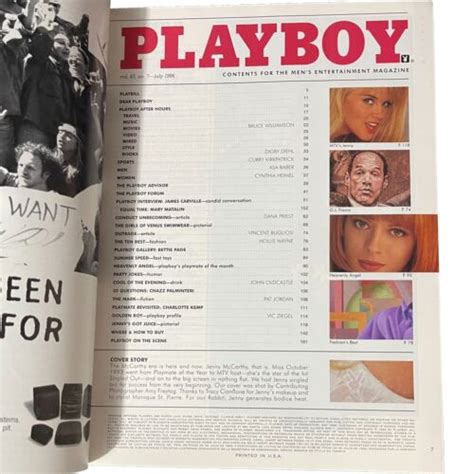 Playboy July Jenny Mccarthy Angel Boris Venus Swimwear Ami Cusack