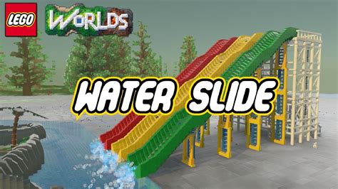Lego Worlds Water Slide And Amusement Park Rides Jaspers Creations