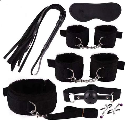 Piece Set Black Ensemble Sm Rotique Pour Jeux Sexy Entre Adultes Kit D Entra Nement Sexuel