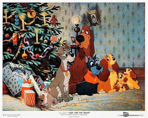Christmas With Lady And The Tramp Disney Art Lady And The Tramp