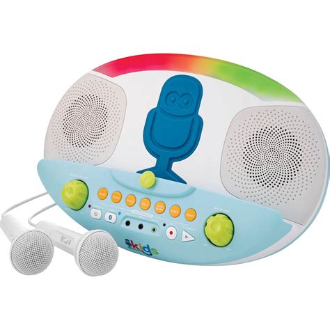 Best Buy Singing Machine Kids Pedestal Bluetooth Karaoke System White