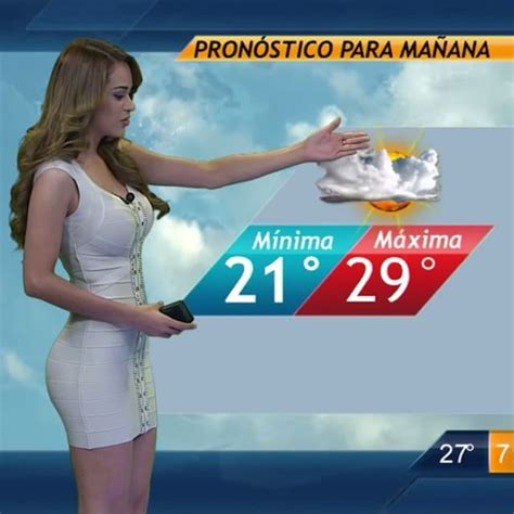 The Internet Has Discovered Mexico S Insanely Attractive Weatherwoman Complex