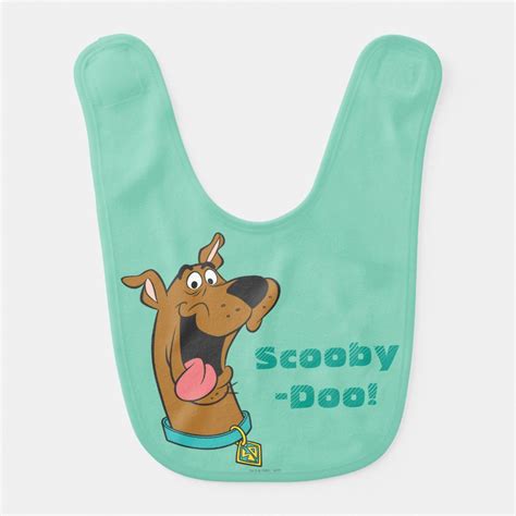 Scooby Doo Tongue Out Bib Zazzle Scooby Doo Scooby Bib