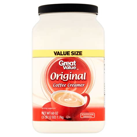 Download Great Value Original Powder Coffee Creamer Value Size, 60 ...