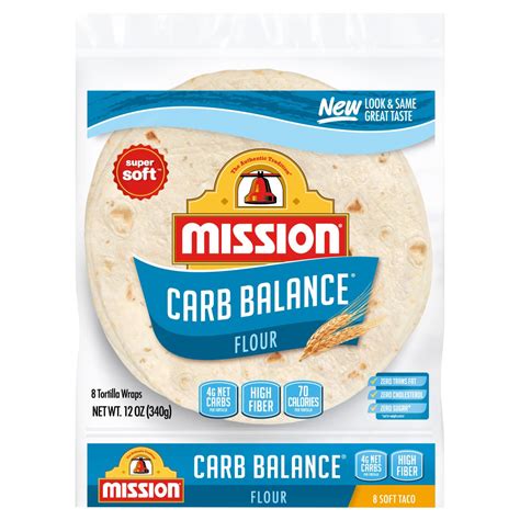 Mission Carb Balance Soft Taco Flour Tortillas Shop Tortillas At H E B
