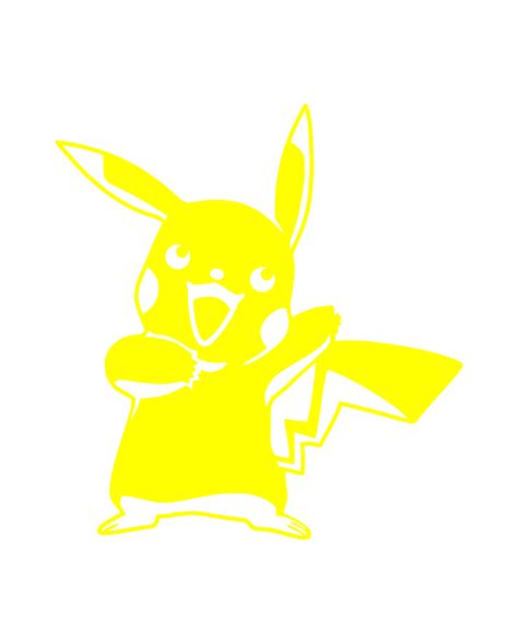 Pegatina Pikachu Pokemon Adhesivosnatos