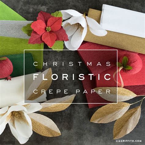 Lia Griffith Christmas Collection Felt Paper Scissors Shop Crepe