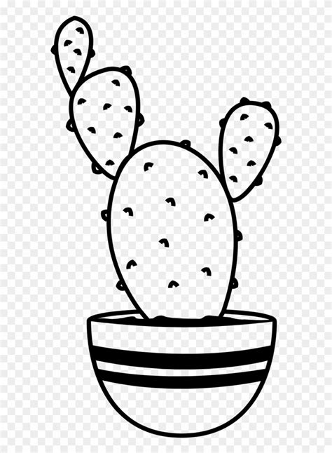 Cute cactus clipart vector graphics (127 results ). Cactus Drawing Black And White | Free download on ClipArtMag