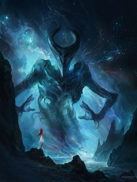 Eldritch God By Jjcanvas On Deviantart In 2020 Dark Fantasy Art Art