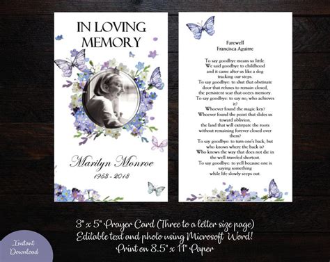 Saying For Funeral Cards Thank You Notes